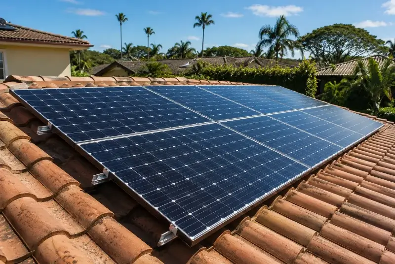 Installation de panneaux solaires à Saint-Gervais